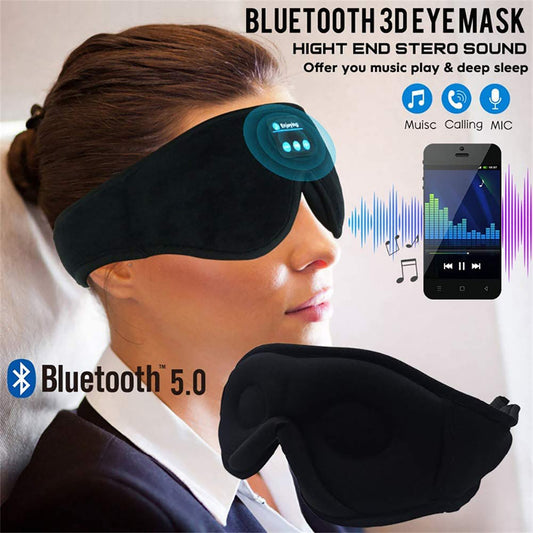 Bluetooth Sleep Mask worn while sleeping