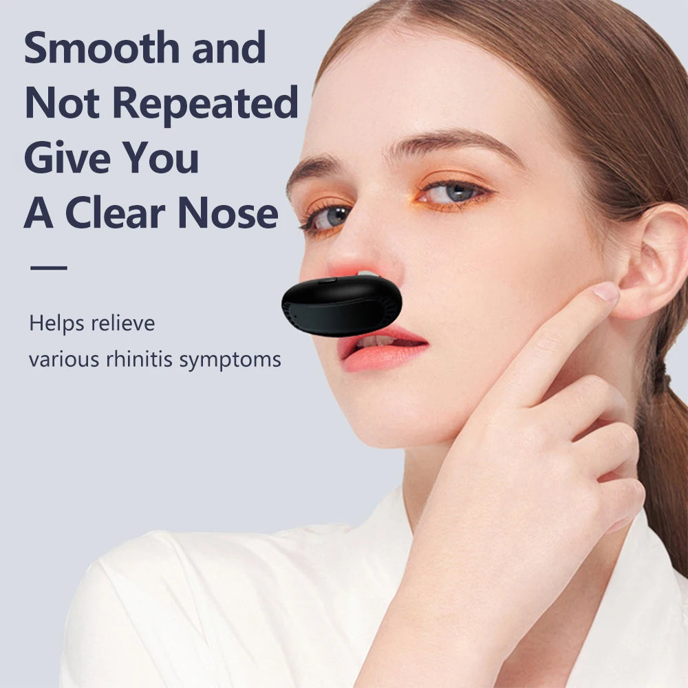 Red Light Nasal Therapy Improve Sleep Aid Device Infrared Nasal Device Enhanced Sleep Breathing Help Sleeping Stop Snoring
